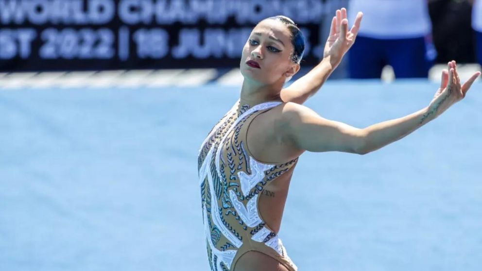 Anita Álvarez, la nadadora que se desmayó en Budapest.