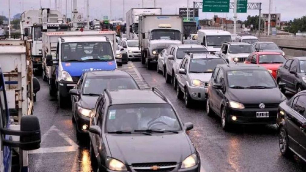 Jornada cargada en los accesos a la Capital Federal (Imagen ilustrativa).