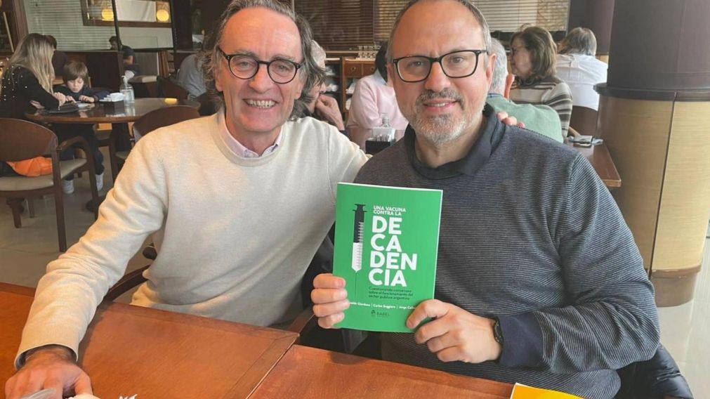 Diego Valenzuela, con el ministro de Finanzas de Córdoba: “Hay que eliminar la coparticipación”.