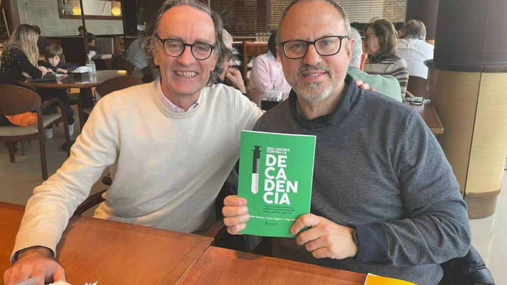 Diego Valenzuela, con el ministro de Finanzas de Córdoba: “Hay que eliminar la coparticipación”.