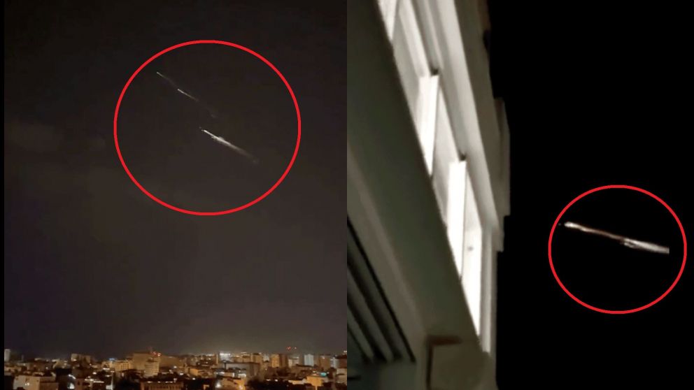 Video increíble: una "invasión de OVNIS" sorprendió a España