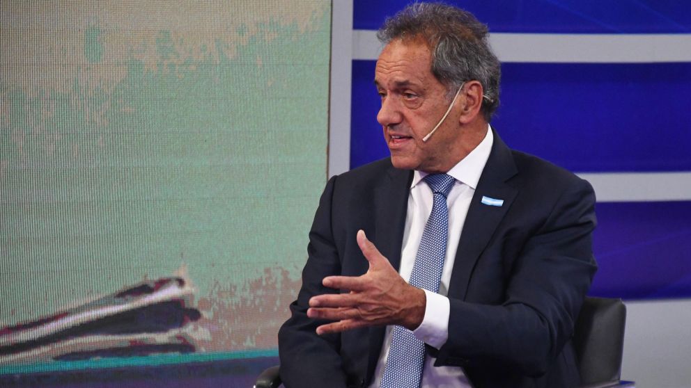 Daniel Scioli estuvo en los estudios de Crónica HD (Crónica/Carlos Ventura).