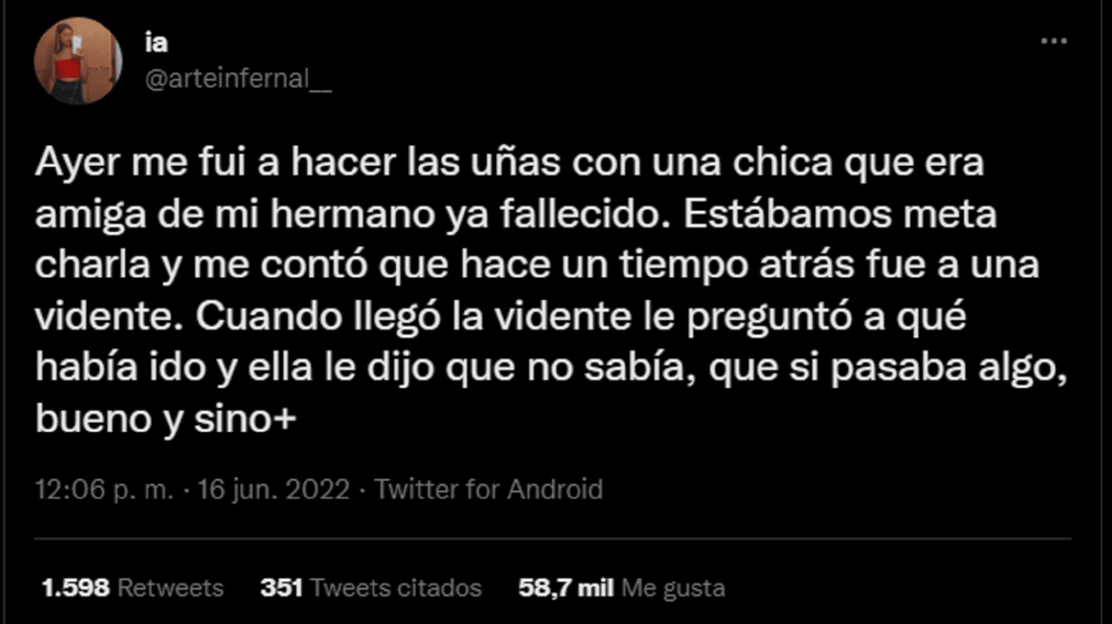 Tuvo una nueva conexión con su hermano fallecido y se volvió viral.