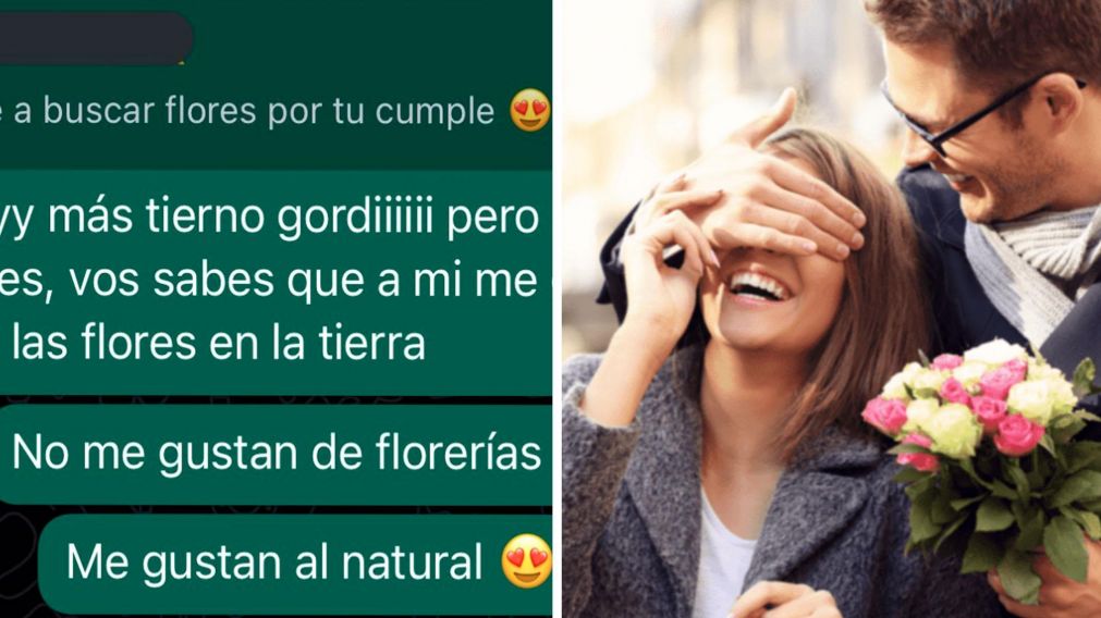 La joven entendió mal a su novio y se llevó una sorpresa.
