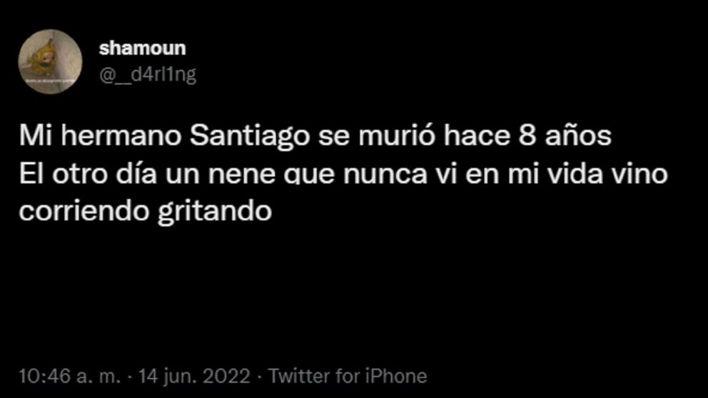 Sintió una conexión con su hermano fallecido y conmocionó las redes sociales.