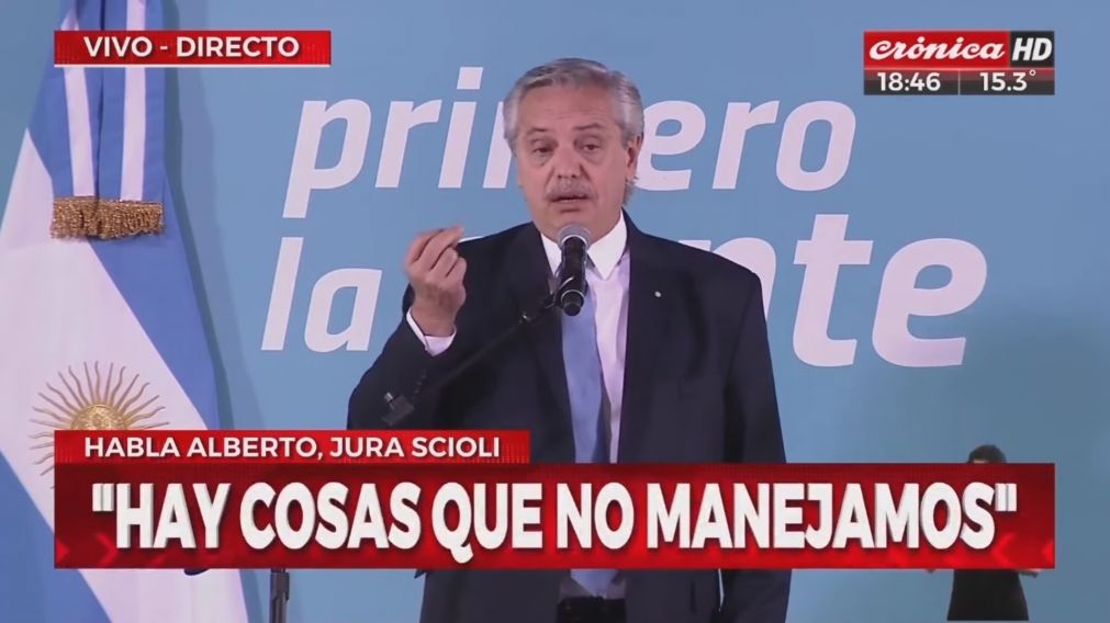 El presidente present� a Daniel Scioli en Casa Rosad.