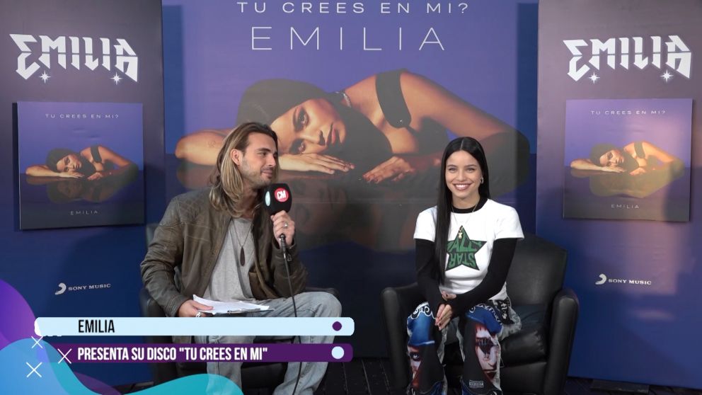 Emilia presentó su álbum "Tu crees en mí?"