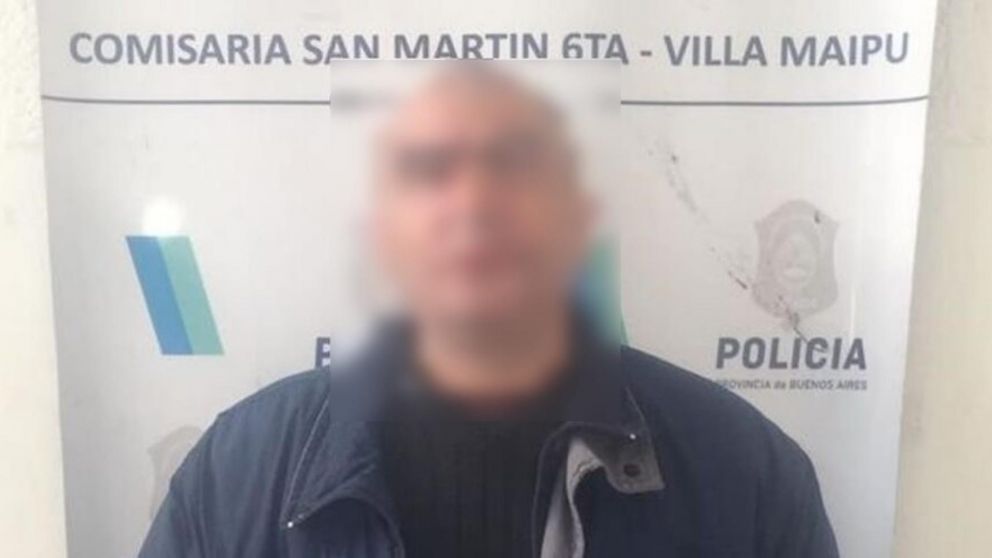 Este es el sujeto, de 46 años, que fue capturado por los funcionarios policiales.
