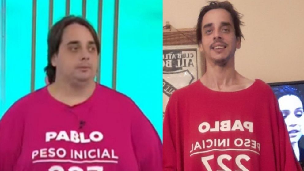 Pablo continuó bajando de peso después de dejar "Cuestión de Peso".