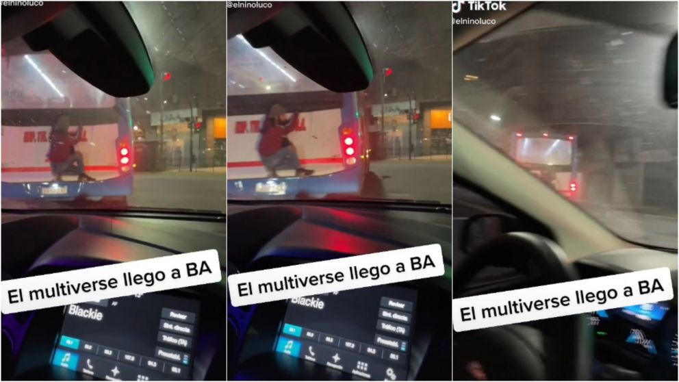 El "hombre araña" se hizo viral en las redes sociales.