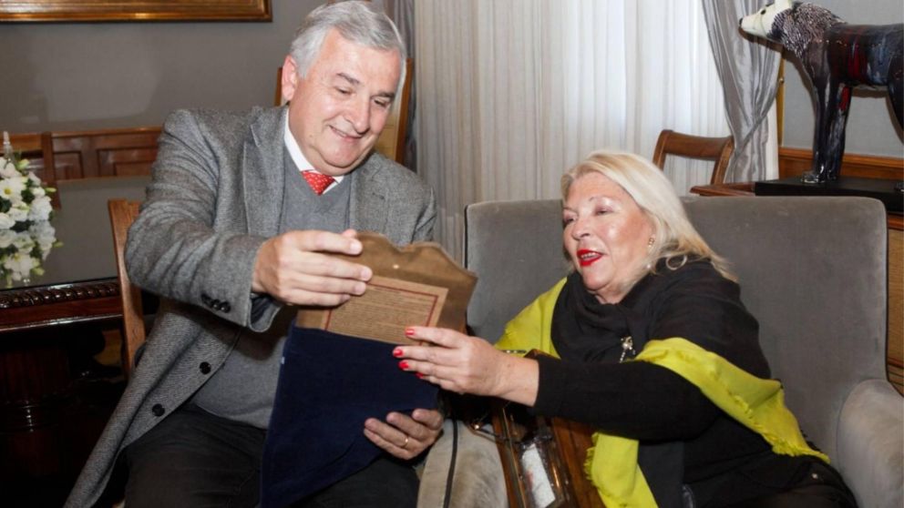 Gerardo Morales se reunió con Lilita Carrió.