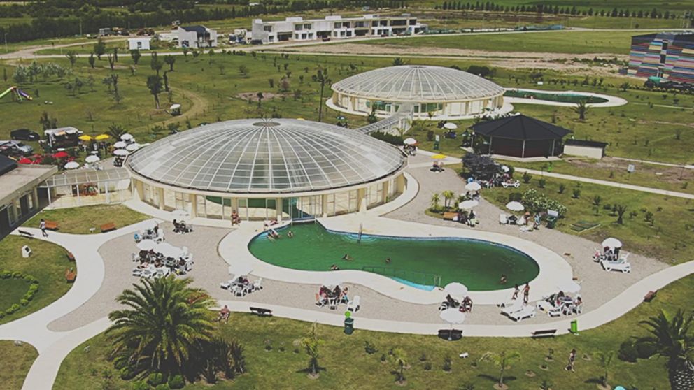 Las termas de Dolores tienen agua salada y dulce.