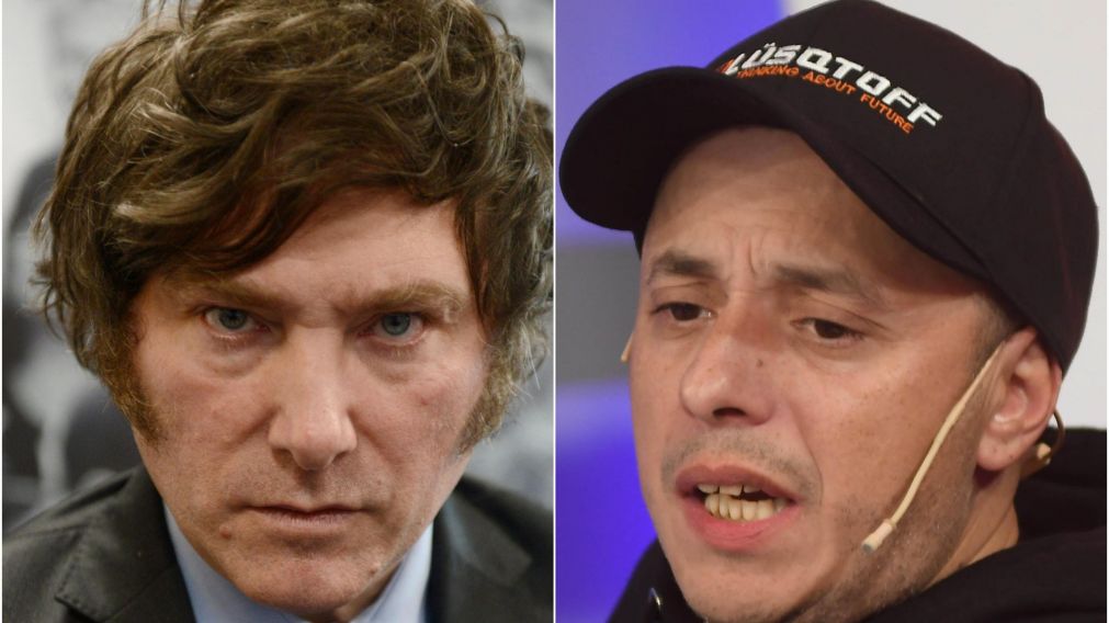 El economista y el m�sico estar�n juntos en la cancha de El Porvenir (Cr�nica/Hern�n Nersesian/Ruben Paredes).