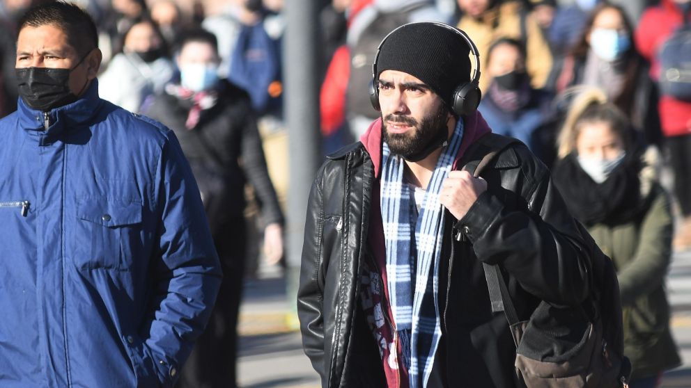 Jornada fresca en la ciudad de Buenos Aires (Rubén Paredes/Crónica).