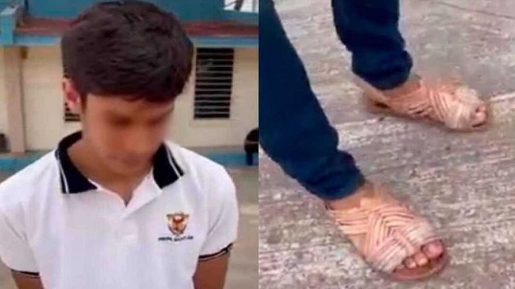 Descubrió que su hijo le hacía bullying a un compañero y le dio una "lección de vida" (imagen captura vídeo).
