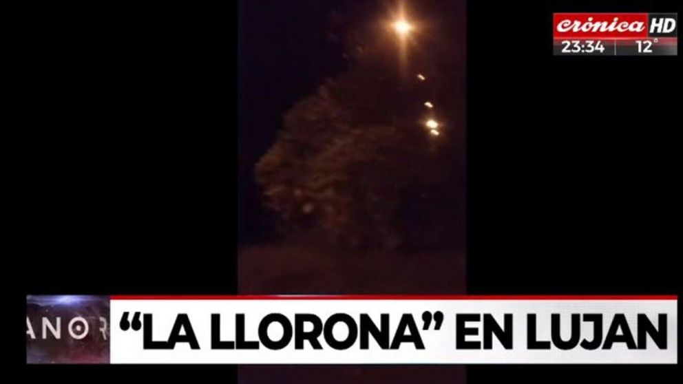 "La Llorona" habría sido vista en Luján (Captura de TV).