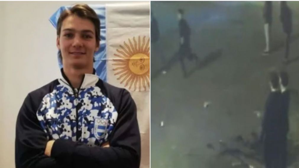 El ataque a Tiziano Gravier, hijo de Valeria Mazza, quedó registrado por la cámara de seguridad del boliche donde ocurrió el hecho.