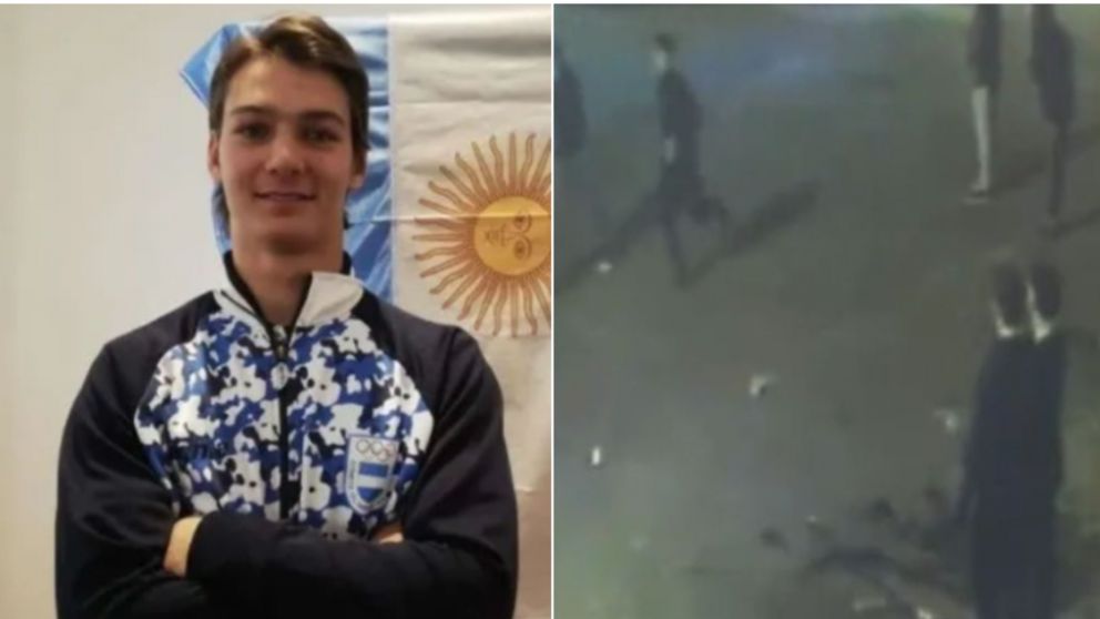 El ataque a Tiziano Gravier, hijo de Valeria Mazza, quedó registrado por la cámara de seguridad del boliche donde ocurrió el hecho.