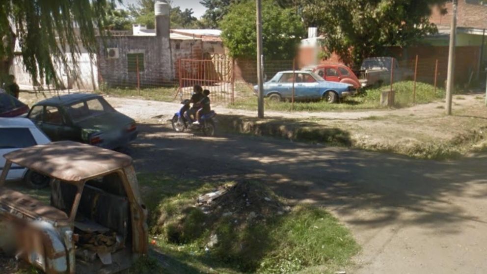 En esta zona de Zárate está ubicada la vivienda en la que fue hallado el cadáver del panadero asesinado.
