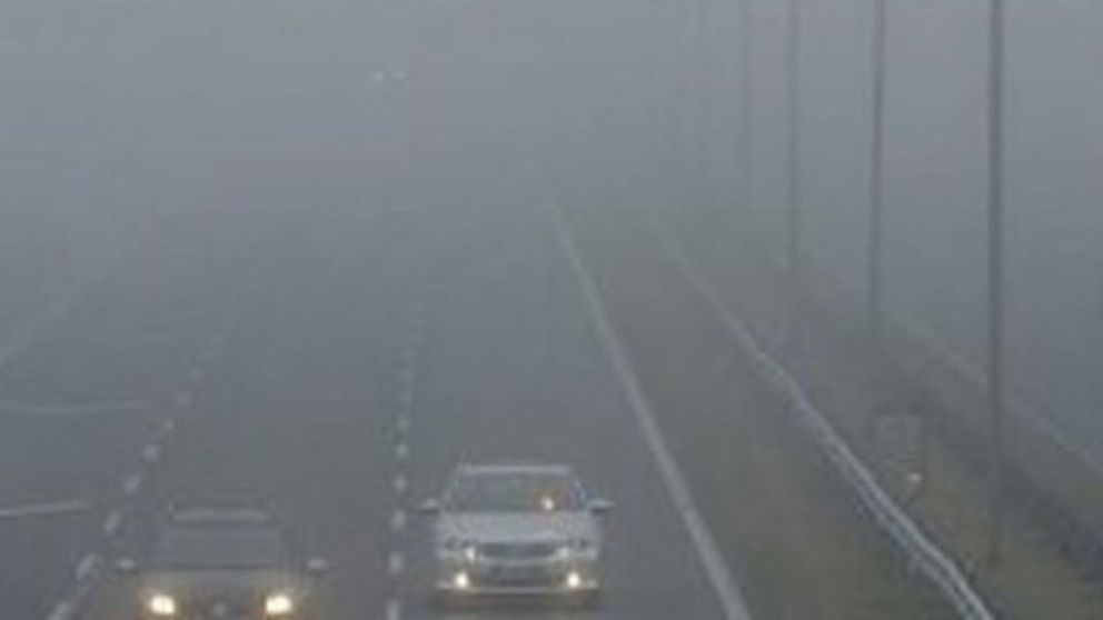 Los bancos de niebla est�n impidiendo la vista en Buenos Aires.