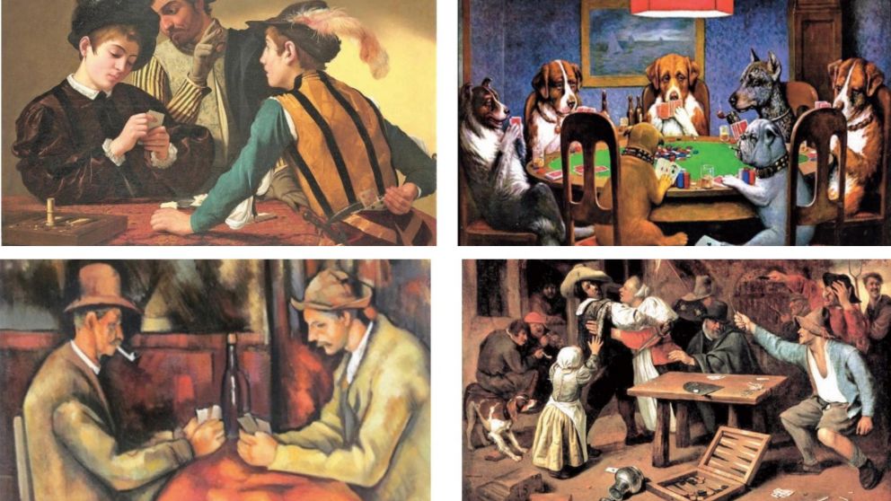 Arte y timba: las pinturas artísticas sobre juegos de azar.