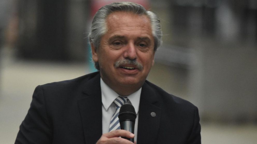 El presidente Alberto Fernández anunciará el proyecto del impuesto a la renta inesperada este lunes a las 16.30 en la Casa Rosada (Crónica/Pablo Villán).