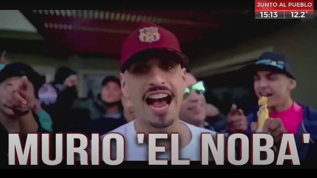 Tras la muerte de "El Noba", emotivo homenaje.