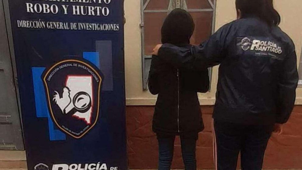 La joven de 19 a�os qued� detenida y en las pr�ximas horas ser� indagada (Gentileza El Liberal). 