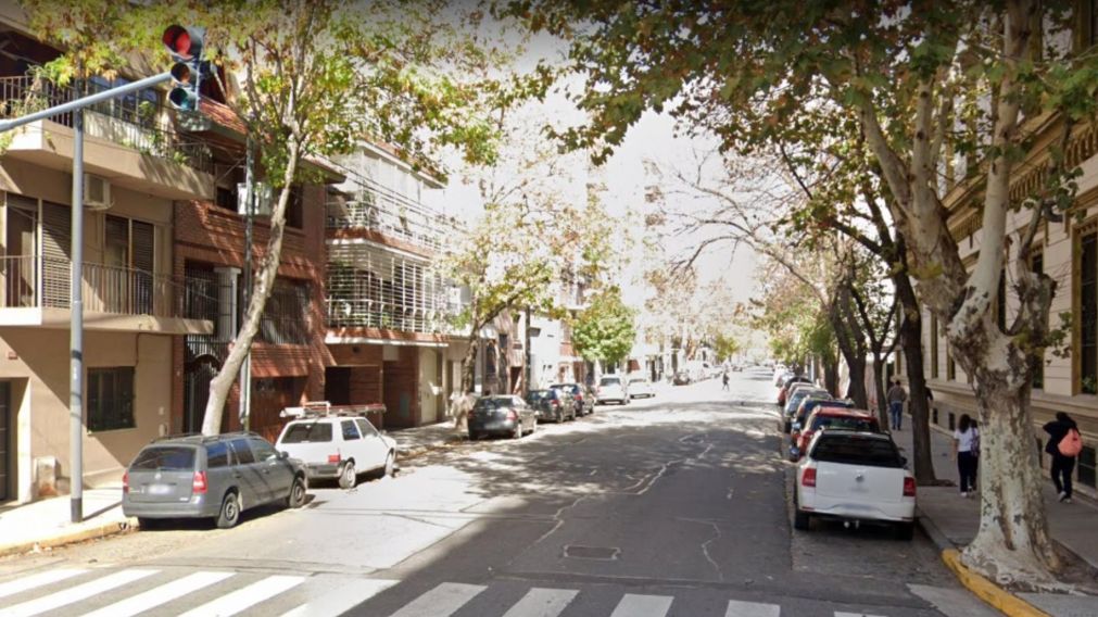 Ac�, en esta esquina de La Boca, se produjo el sangriento episodio.