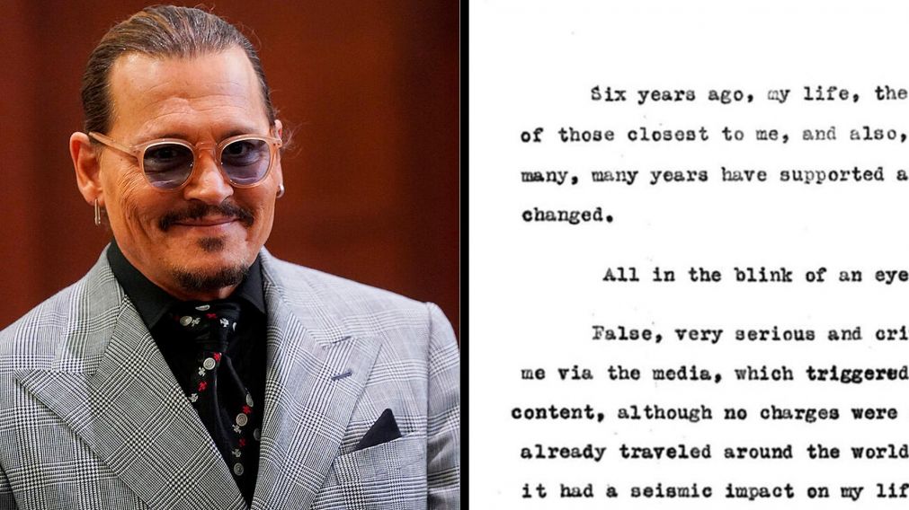 Johnny Depp y la carta que envi� a sus fan�ticos.
