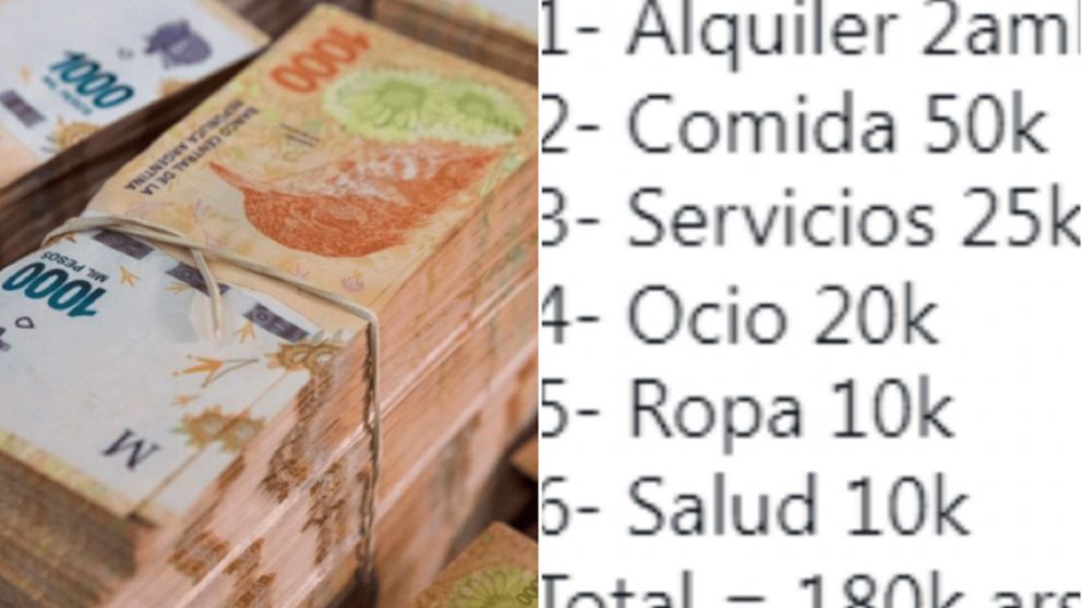 El posteo se hizo viral en Twitter.
