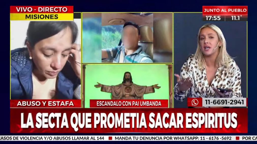 Patricia apunt� contra este supuesto falso "manosanta" (Cr�nica HD).