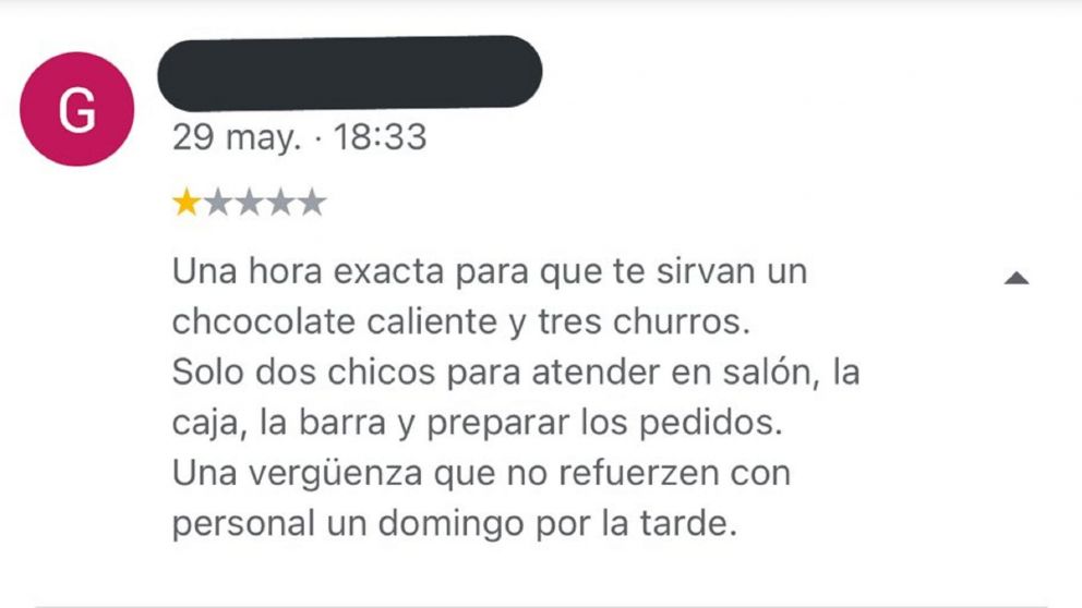 Se quejó por la mala atención en una conocida cadena de churros y la respuesta de los dueños sorprendió a todos.
