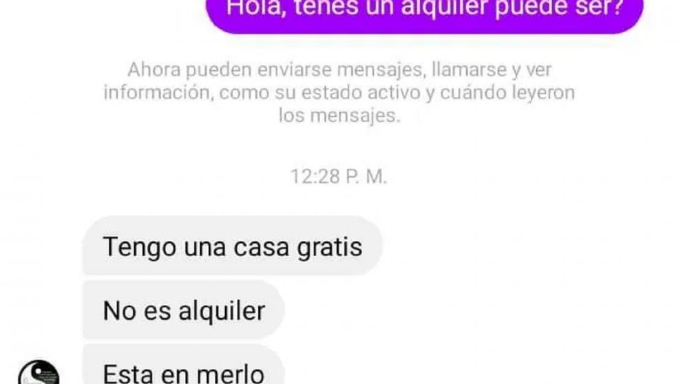 Consultó por un alquiler, recibió una insólita propuesta y se volvió viral en Twitter.