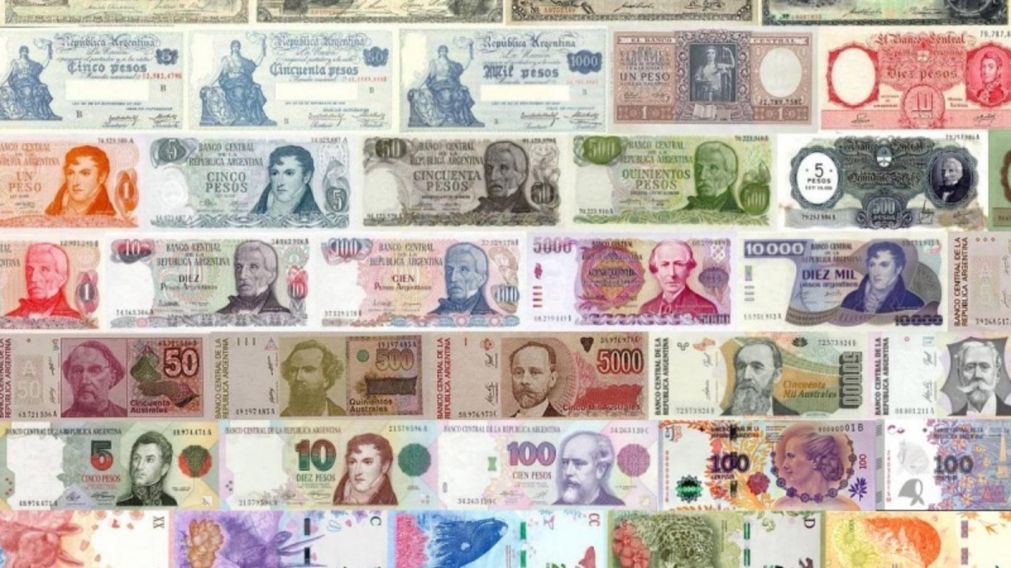 A lo largo de la historia, los billetes en Argentina han sufrido varios cambios de denominación a causa de la inflación.