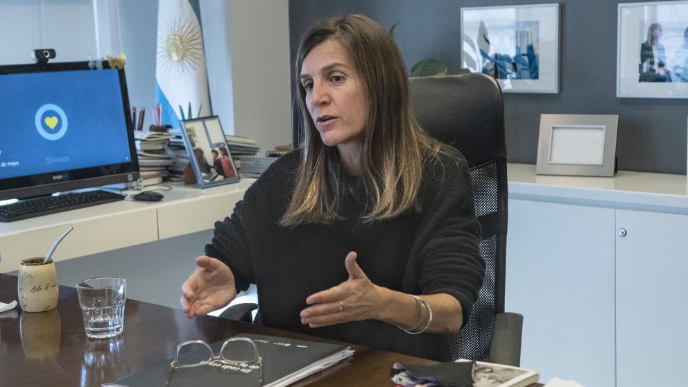 La directora ejecutiva de Anses, Fernanda Raverta, habló del proyecto de ley (Télam).