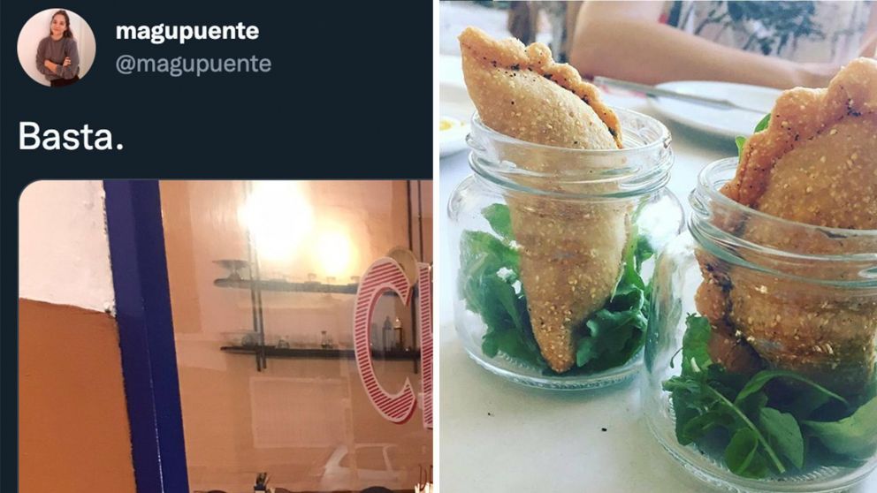 La publicaci�n de Twitter se hizo viral por su desopilante parecido con el bar de las empanadas en frascos.