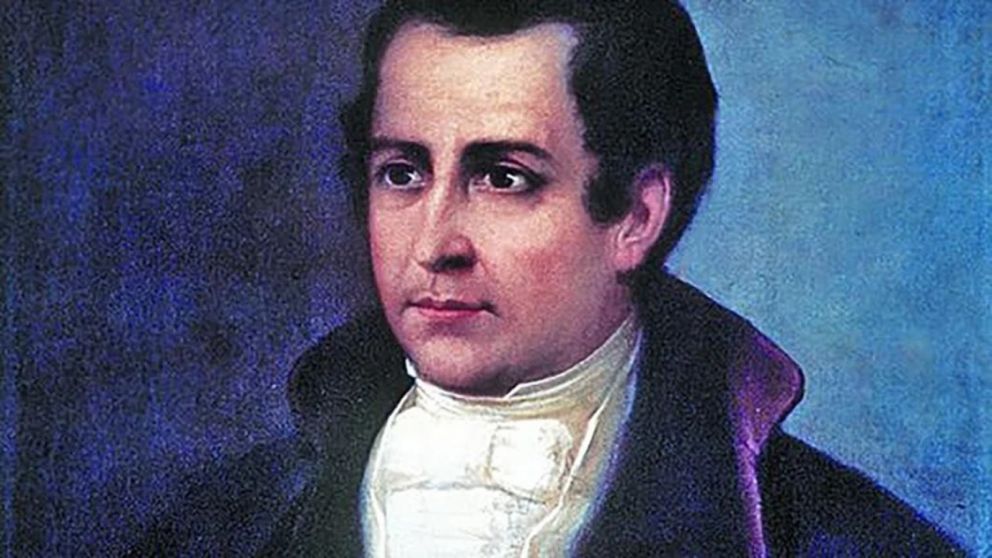 Mariano Moreno, uno de los héroes de la Revolución de Mayo y de la historia argentina.