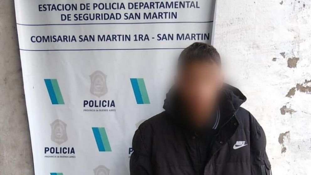 Este es el individuo que fue capturado por el crimen de Emiliano Gabriel Miño, de 22 años.