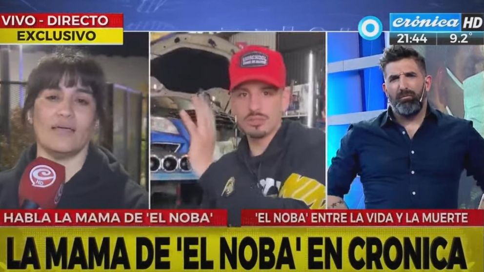 La mamá de "El Noba" dialogó en exclusiva con Crónica HD.