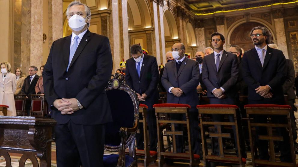 Alberto Fernández participó de un Tedeum caracterizado por apelaciones a la "unidad".