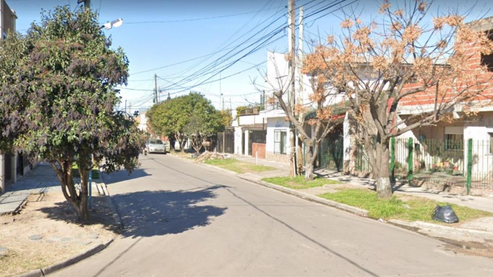 El sitio donde se produjo el intento de asalto que culminó con un delincuente muerte.