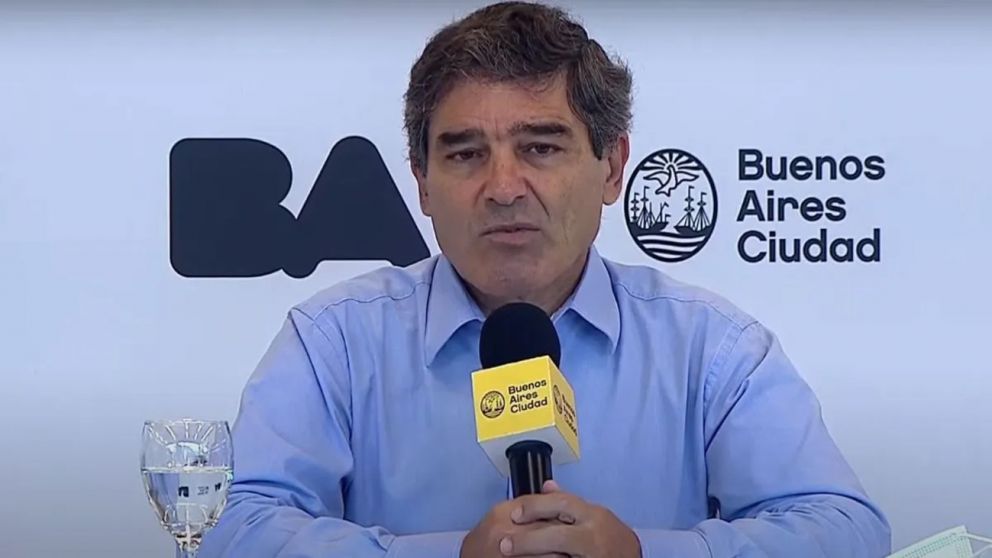 Fernán Quirós, ministro de Salud porteño, habló sobre el primer caso sospechoso de viruela del mono en el país (Archivo).