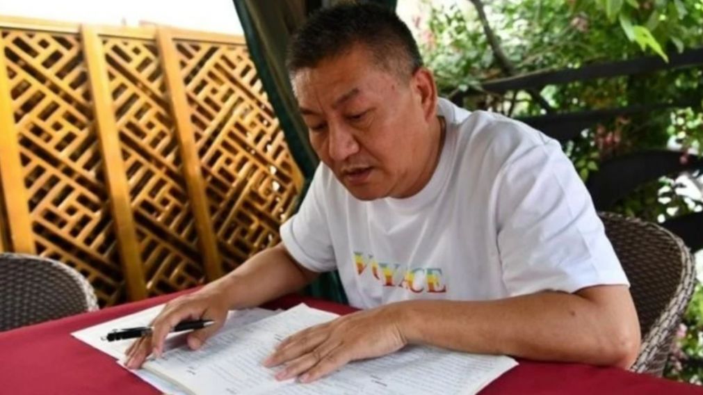 El hombre de 55 años sueña con ser uno de pocos en acceder a la Universidad de Sichuan.