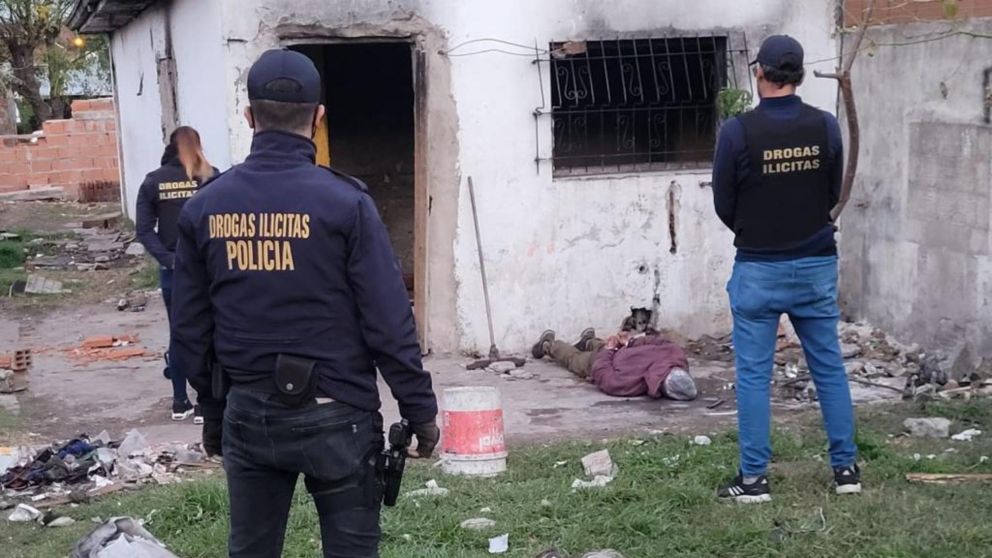 Este era el búnker que los marginales usaban para comerciar las sustancias ilegales.