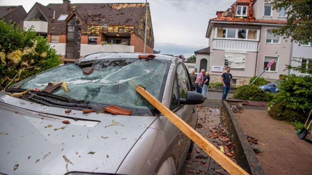 Un tornado tuvo lugar en la ciudad alemana de Paderborn.