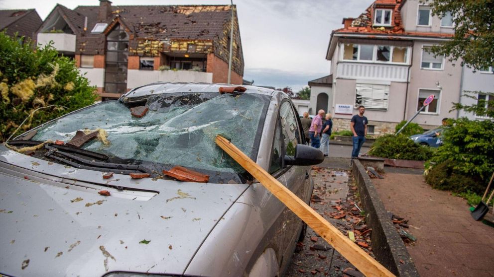 Un tornado tuvo lugar en la ciudad alemana de Paderborn.