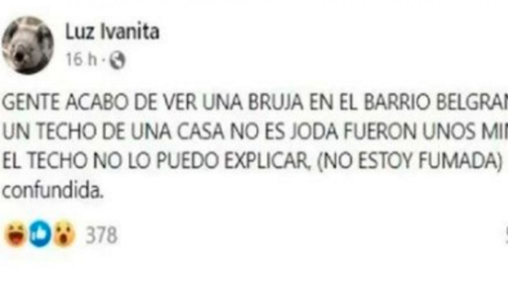 Muchos usuarios dudaron del relato de la mujer, oriunda de Río Gallegos.