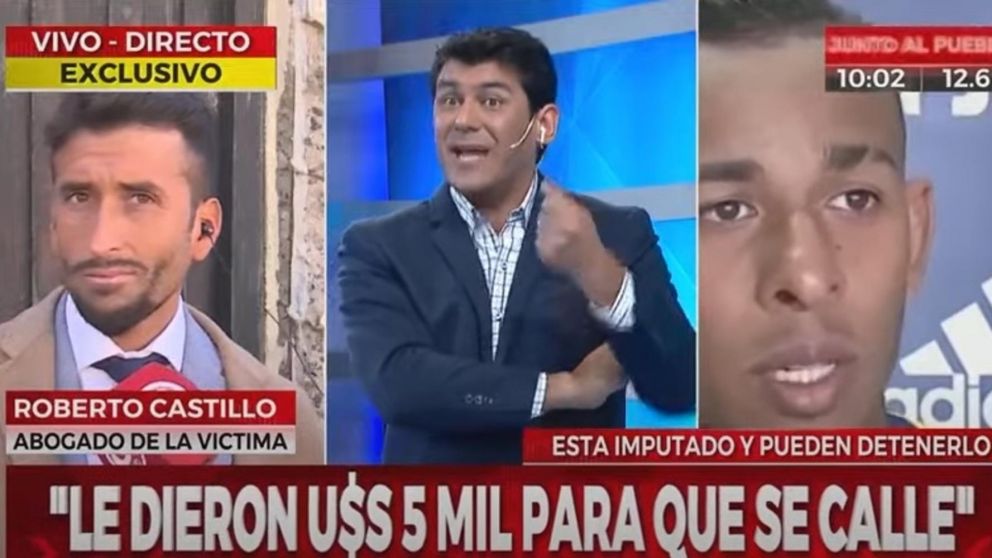 Fuerte acusación contra el futbolista de Boca Juniors Sebastián Villa (Crónica HD).