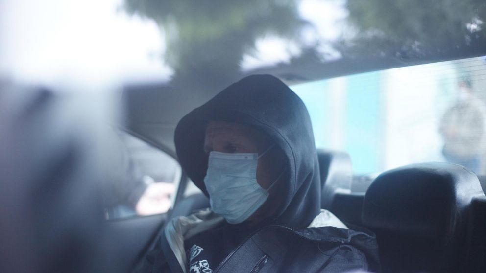 El conductor detenido fue trasladado desde la comisar�a hasta los tribunales.  